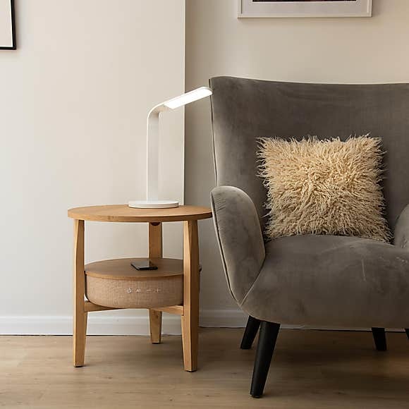 Kobe Smart Side Table Brown and Grey – image 5