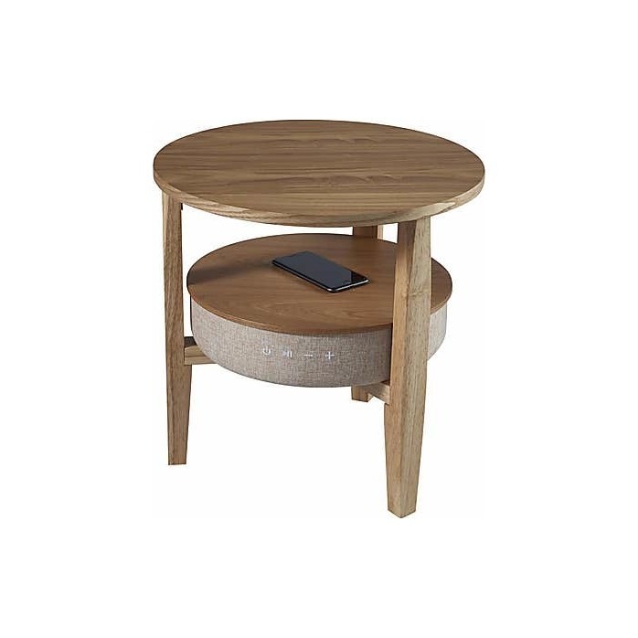 Kobe Smart Side Table Brown and Grey – image 1