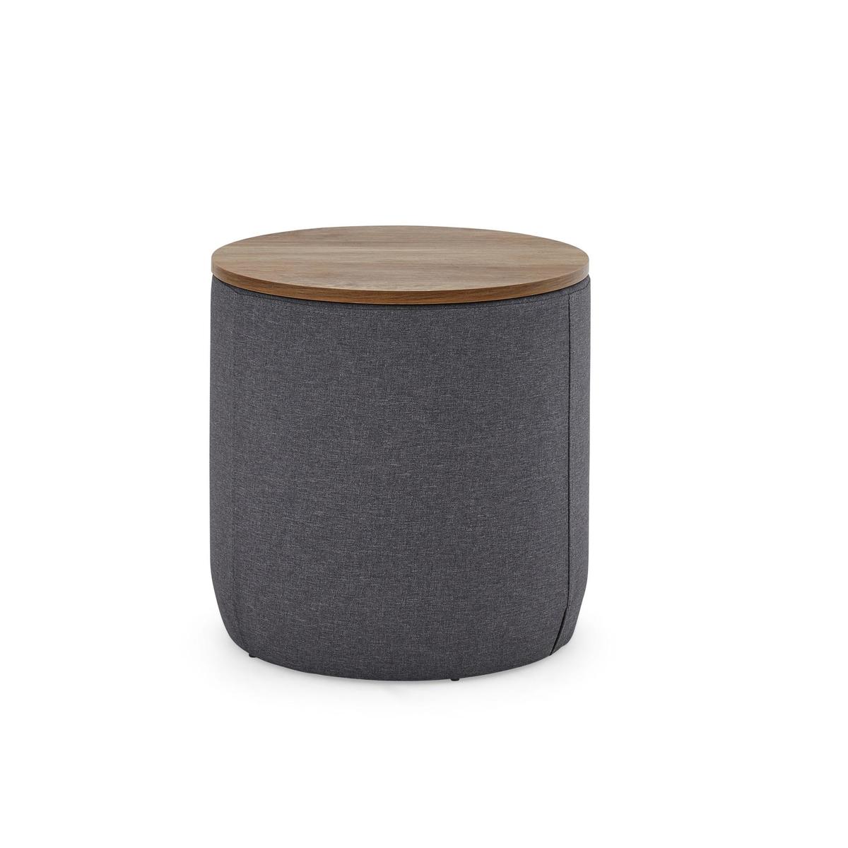Fulton Fabric Side Table Grey – image 3