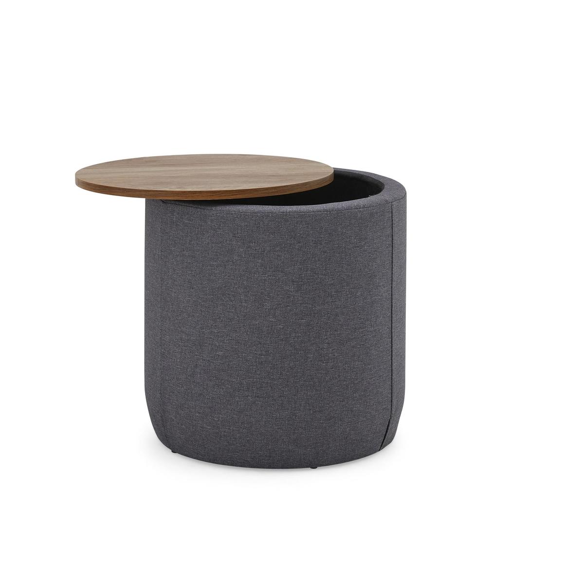 Fulton Fabric Side Table Grey – image 4