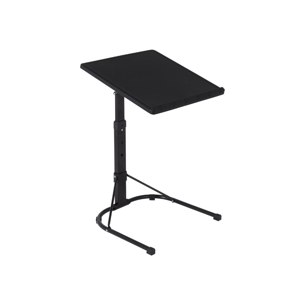 Portable Laptop Side Table, Black Black – image 1
