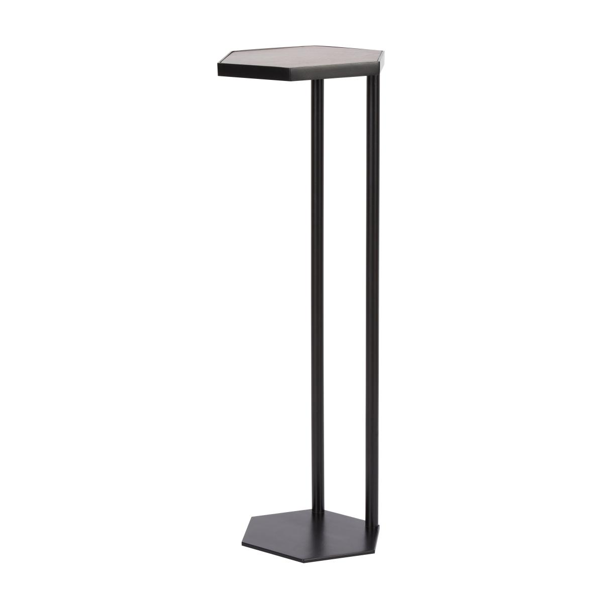 Daxton Hexagonal Side Table Walnut (Brown) – image 4