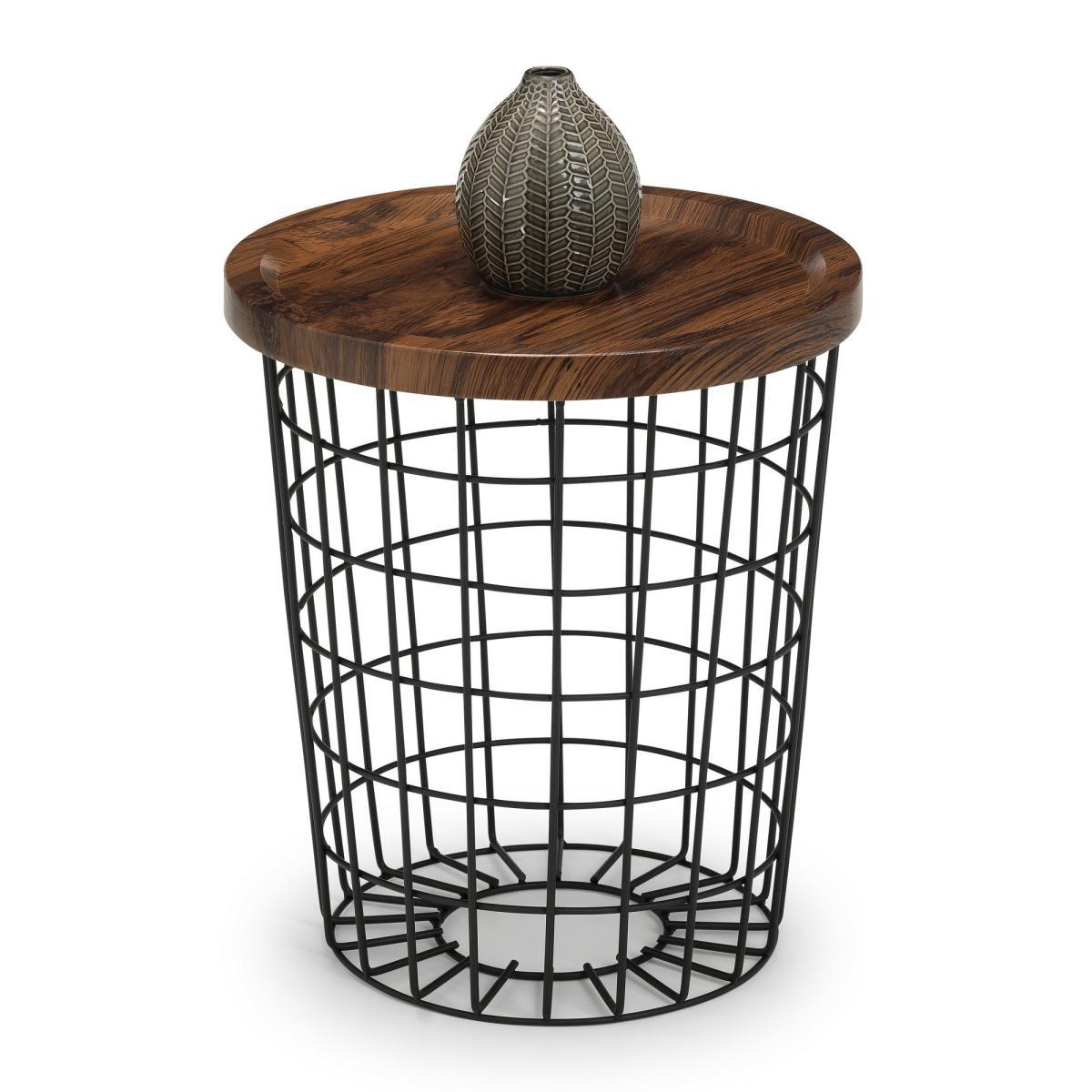Smithson Storage Lamp Table Black – image 2