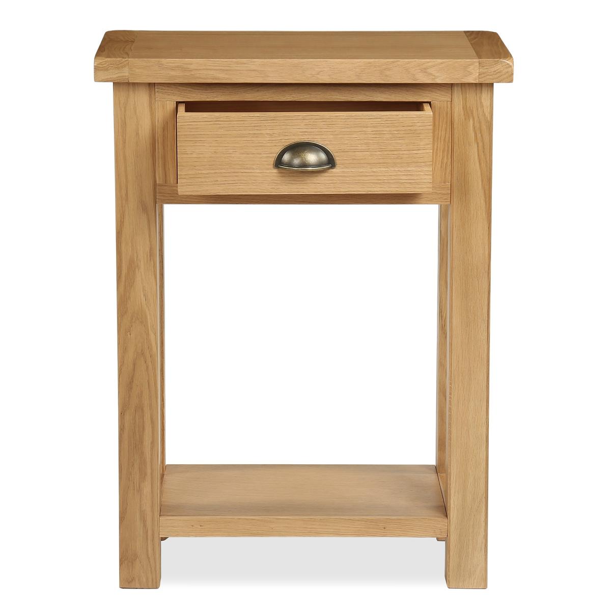 Sherbourne Oak Telephone Table Natural – image 3