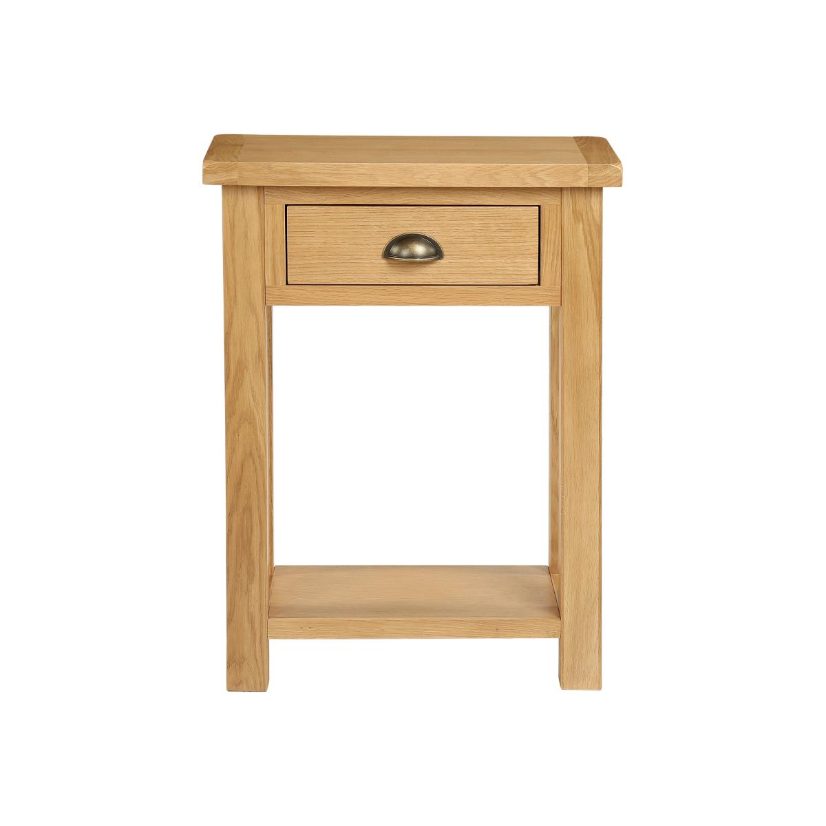 Sherbourne Oak Telephone Table Natural – image 1