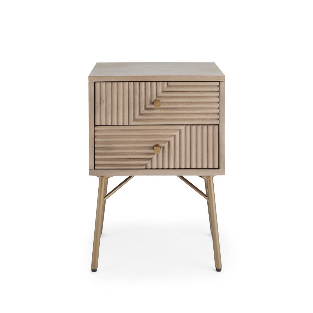 Priya Side Table Wood (Brown) – image 2