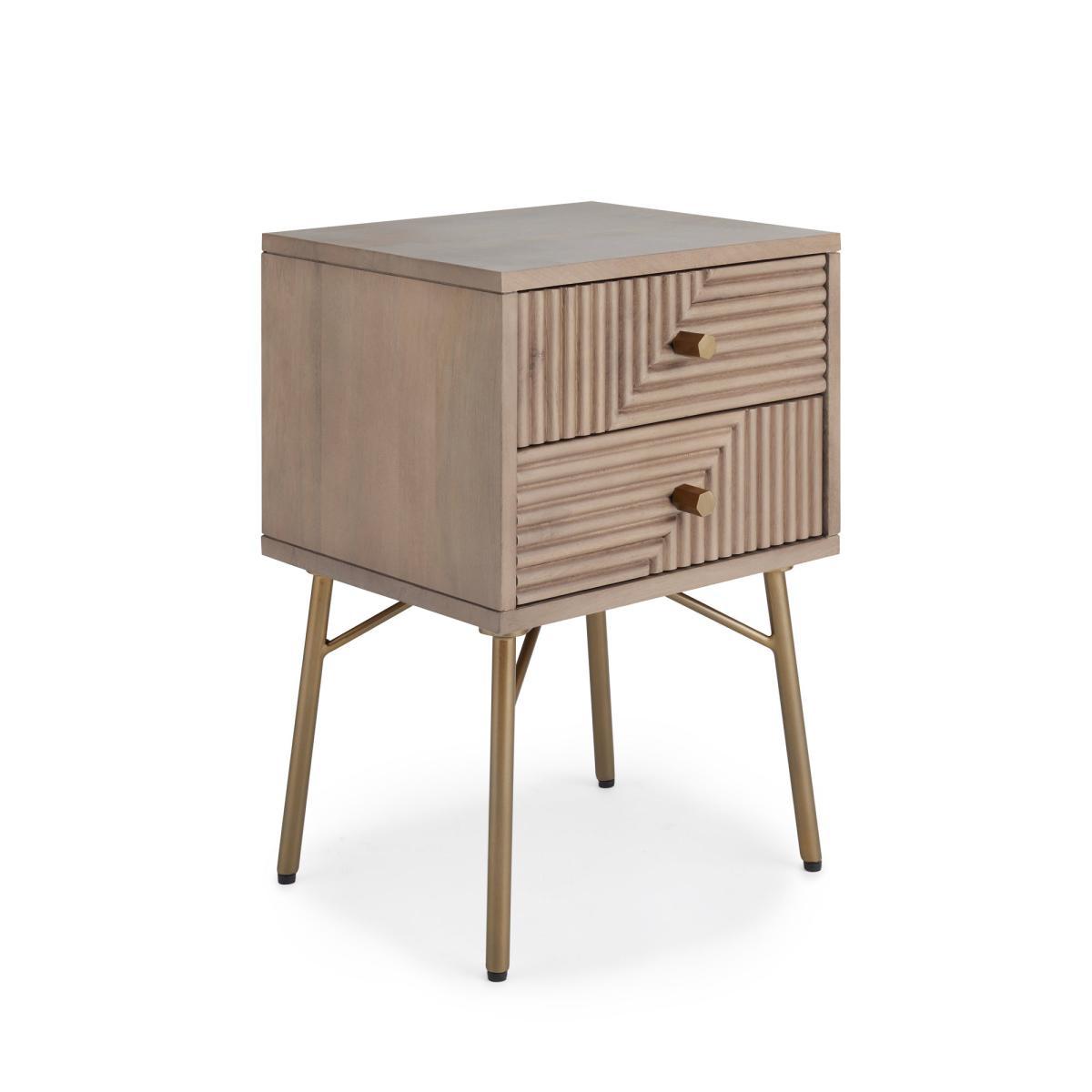 Priya Side Table Wood (Brown) – image 3