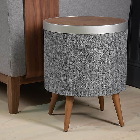 Zain Smart Side Table Grey and Brown – image 6