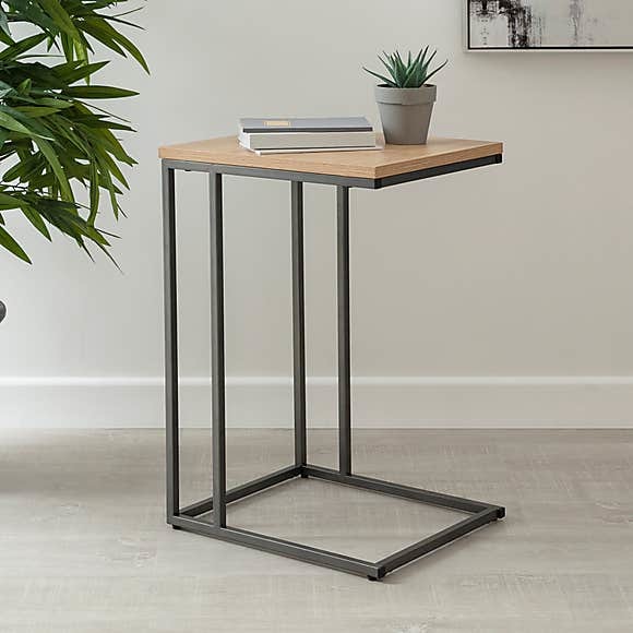Finley Oak Side Table Oak (Brown) – image 3
