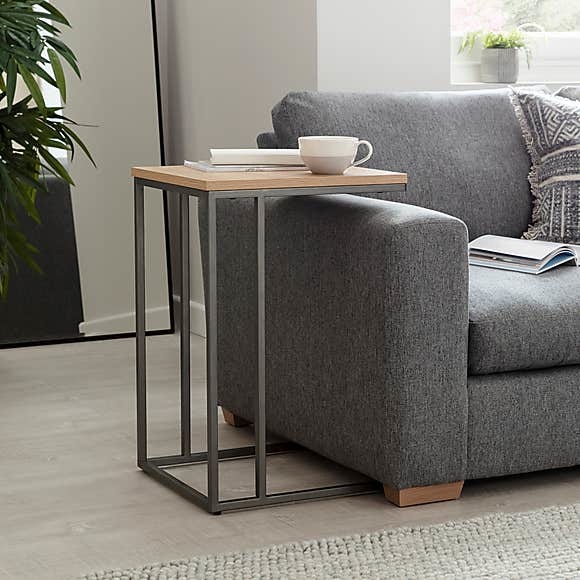 Finley Oak Side Table Oak (Brown) – image 4