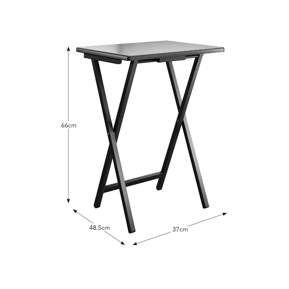 Rubberwood Walnut TV Table Walnut – image 6