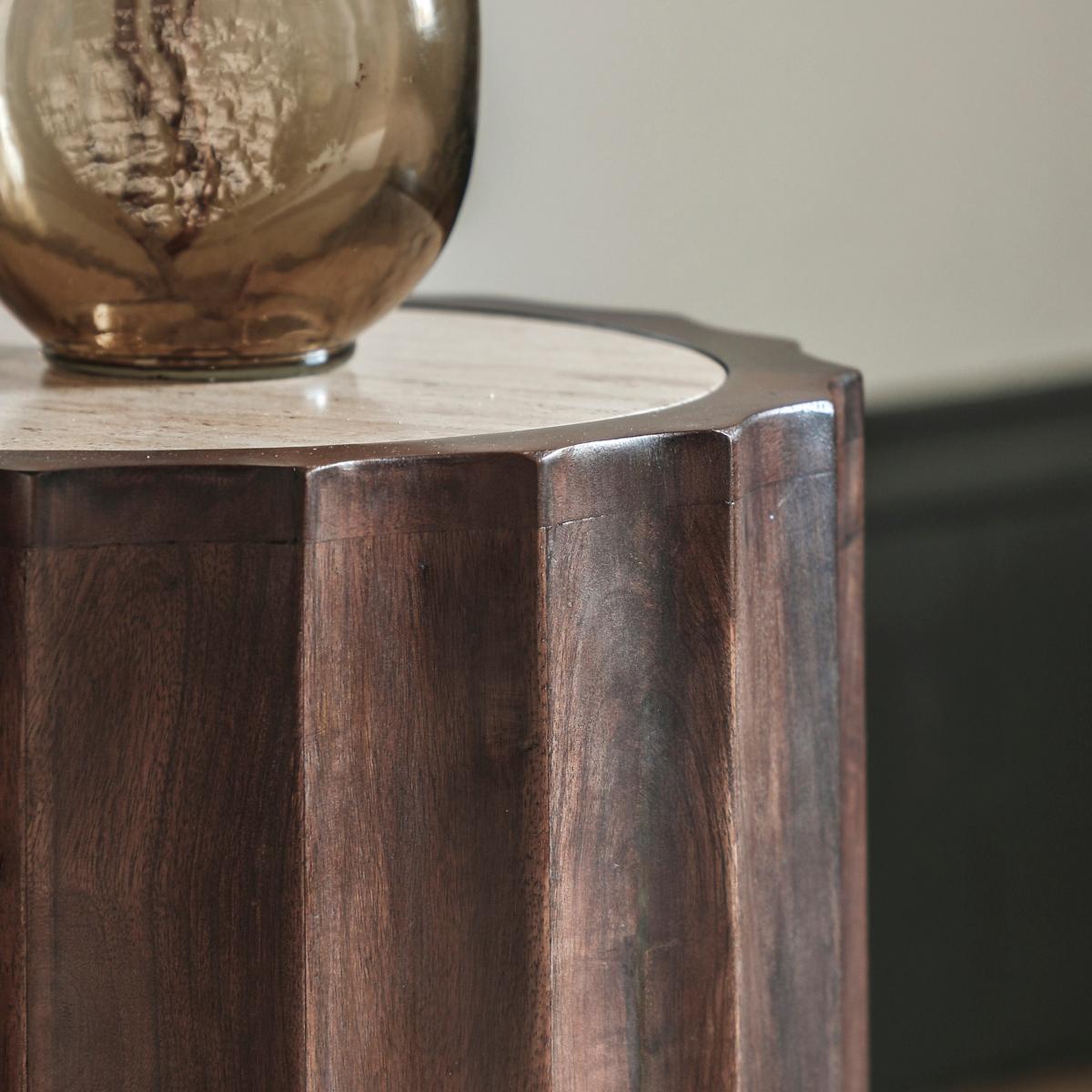 Chantry Side Table Brown – image 2