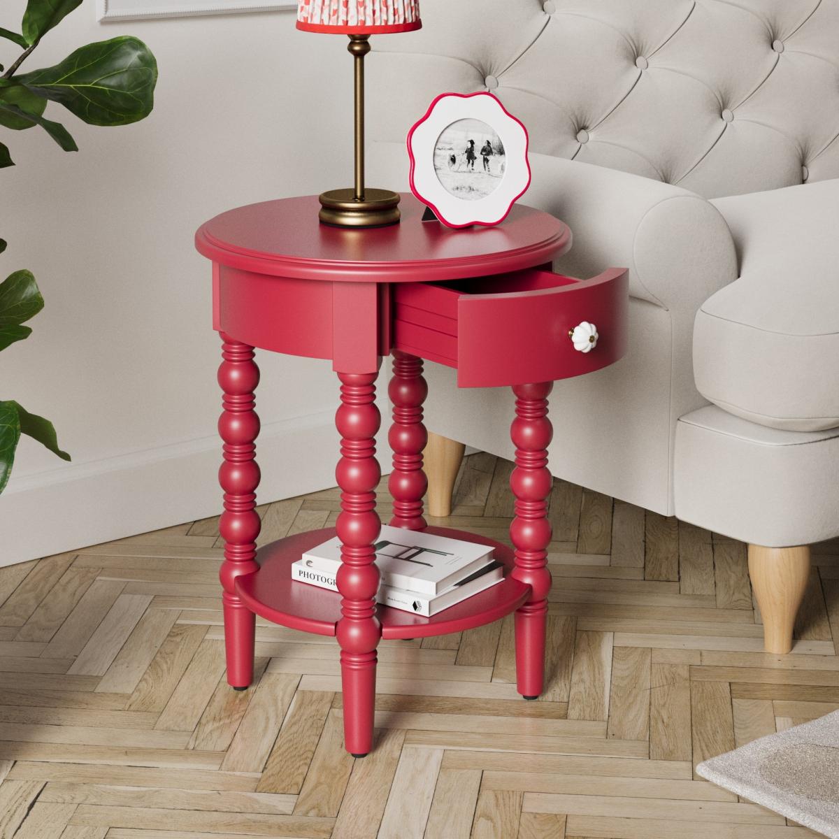 Pippin Side Table Red – image 2