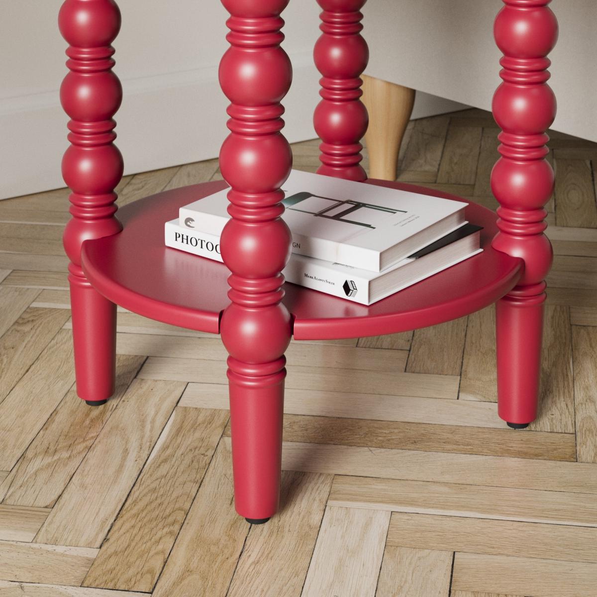 Pippin Side Table Red – image 5