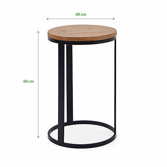 Jackson Drum Side Table Pine – image 5