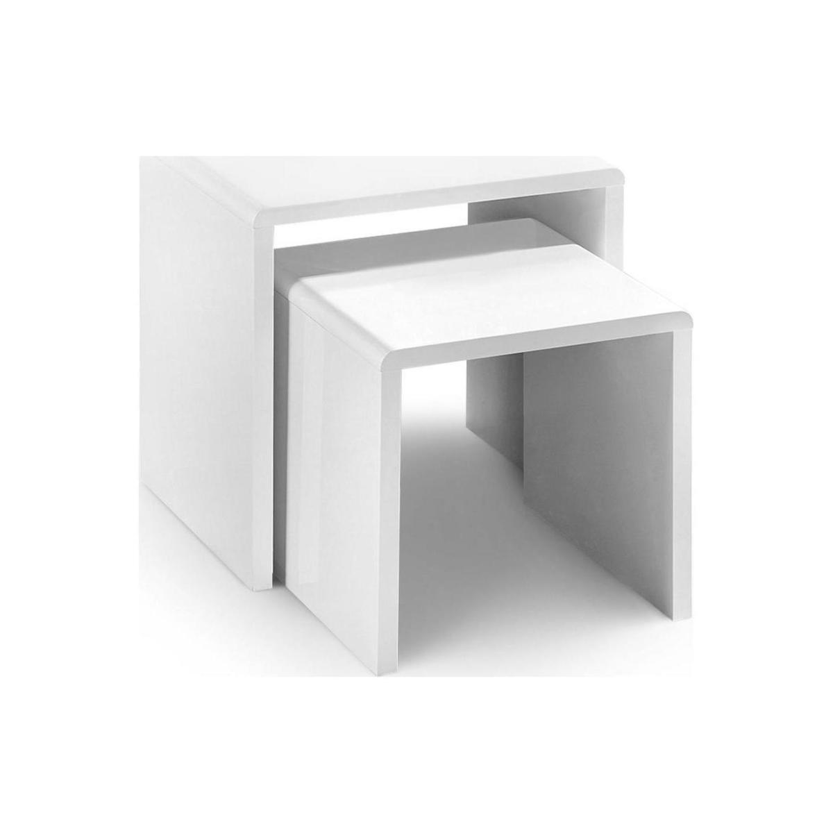 Manhattan Nest of 2 Tables White – image 1
