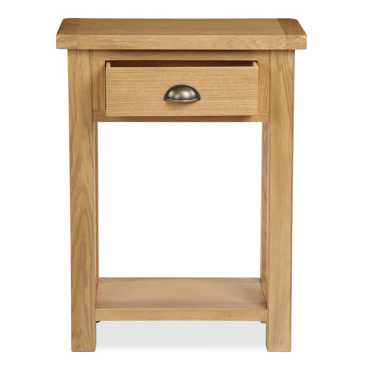 Sherbourne Oak Telephone Table Natural – image 3