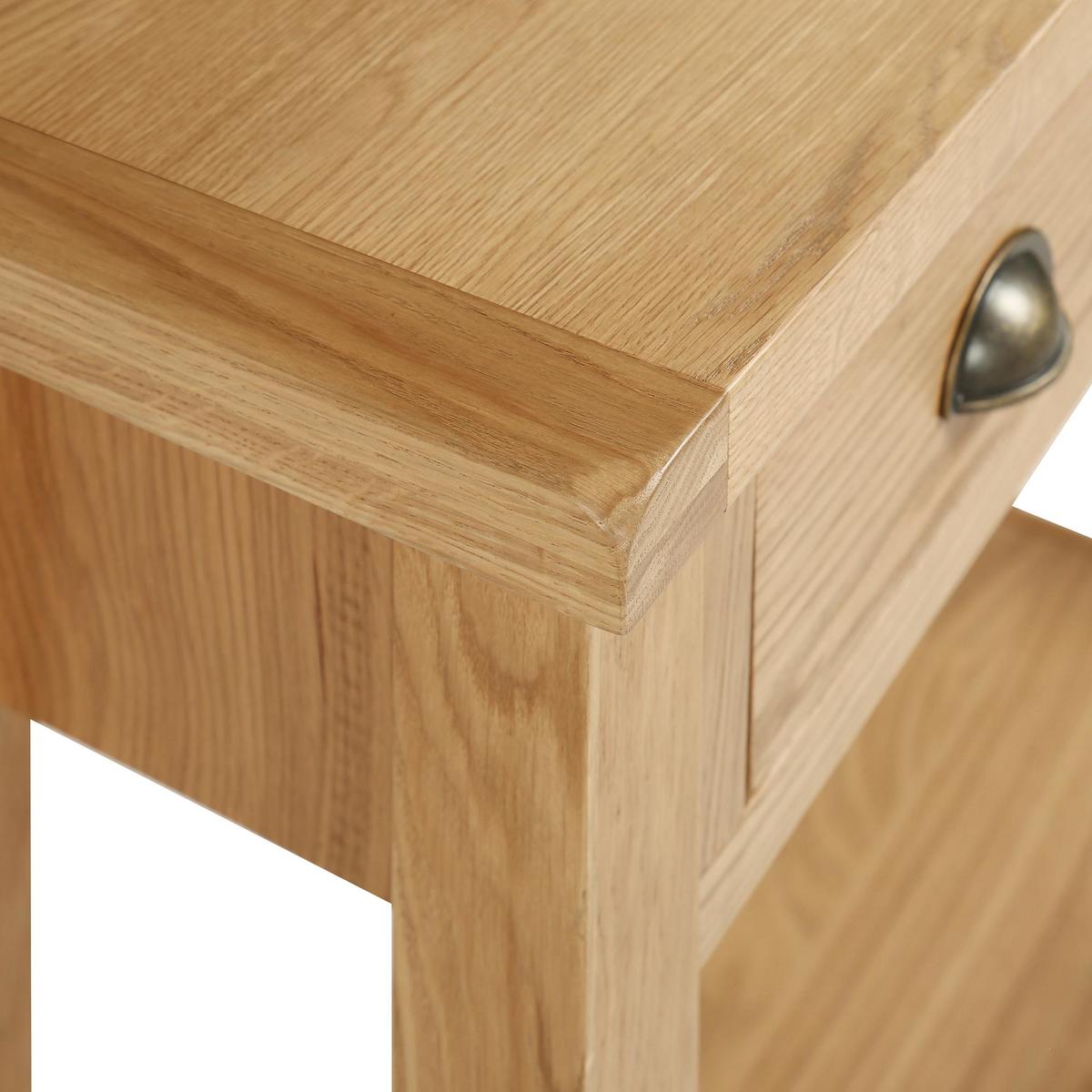 Sherbourne Oak Telephone Table Natural – image 5