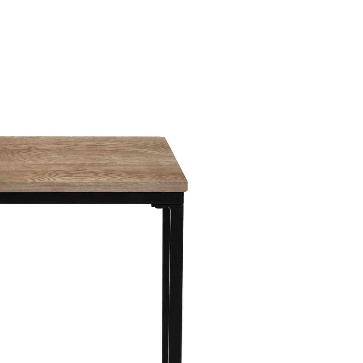 Charlie Oak Effect Side Table Brown – image 8