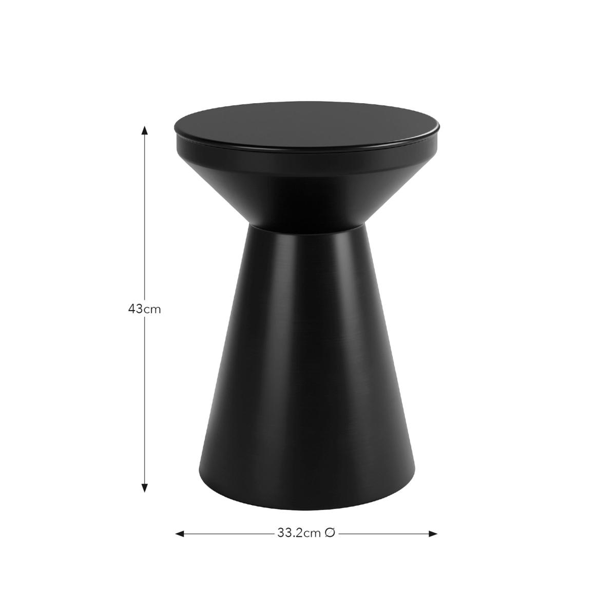 Hari Side Table Black – image 6