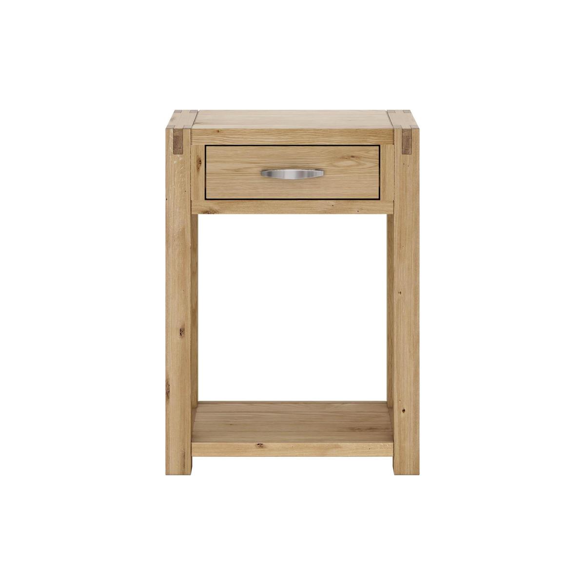 Hastings Solid Oak Telephone Table Brown – image 2