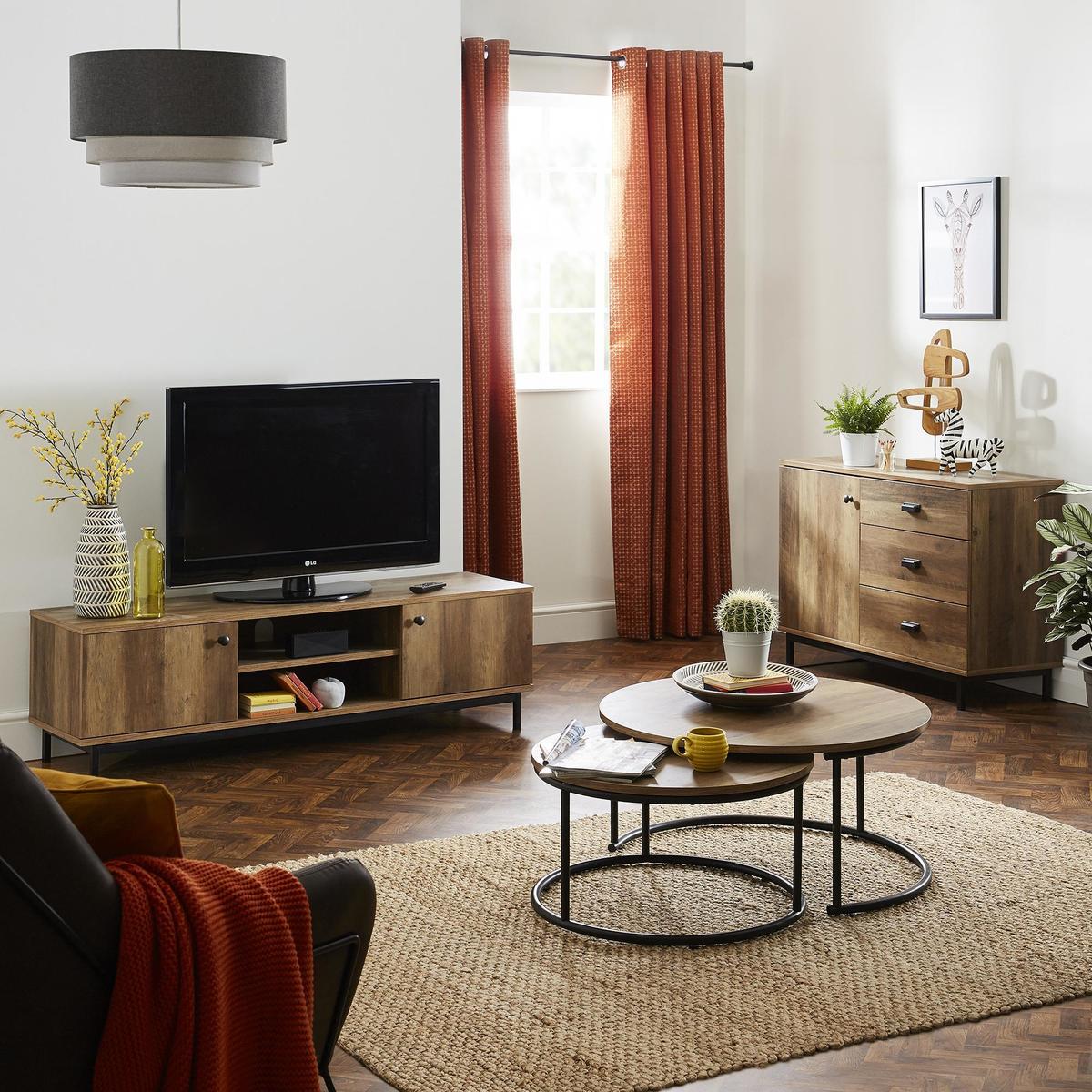 Fulton Long Side Table Pine – image 4