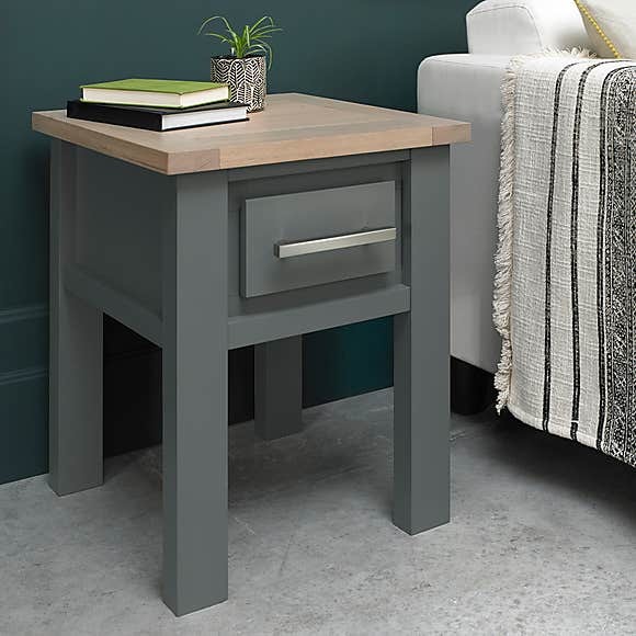 Oakham Side Table Dark Grey – image 3