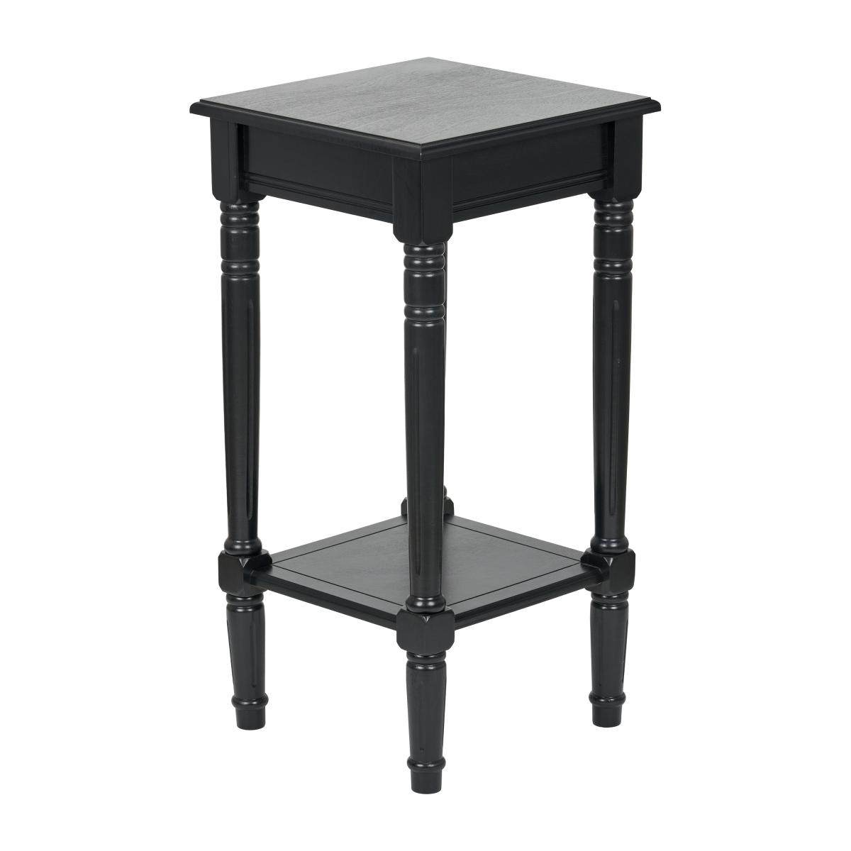 Heritage Half Moon Accent Table, Black Pine Black – image 5