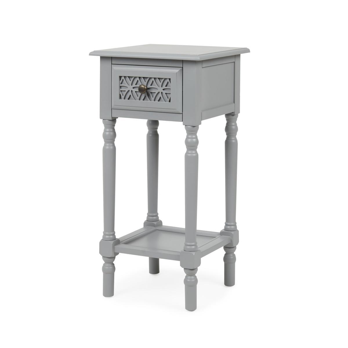 Carys Tall Side Table Grey – image 3