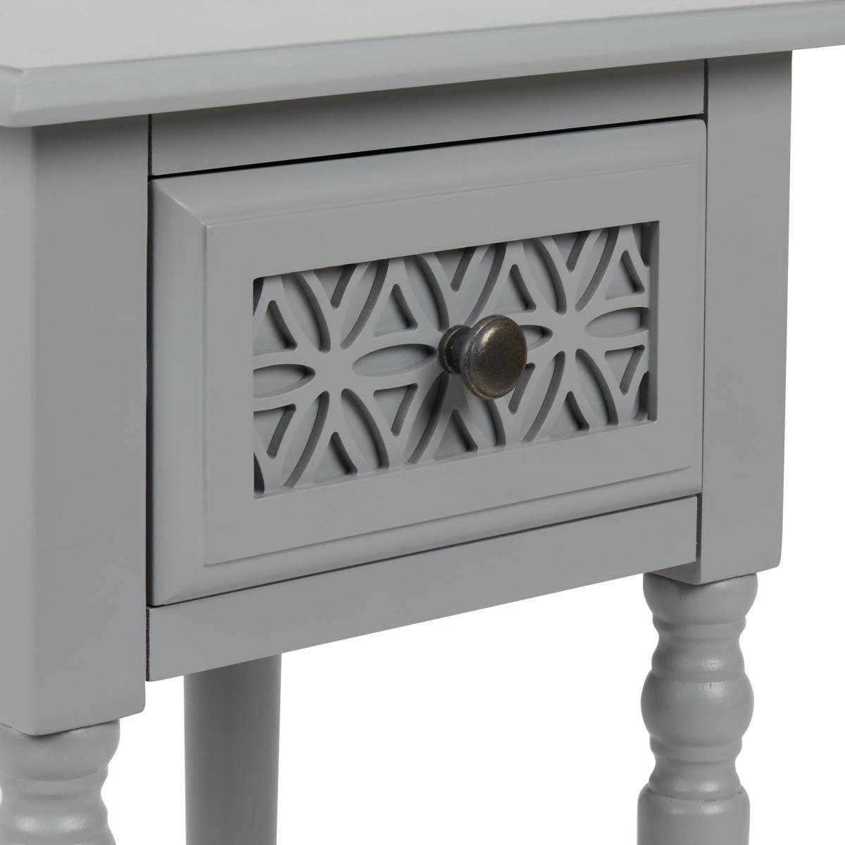 Carys Tall Side Table Grey – image 6