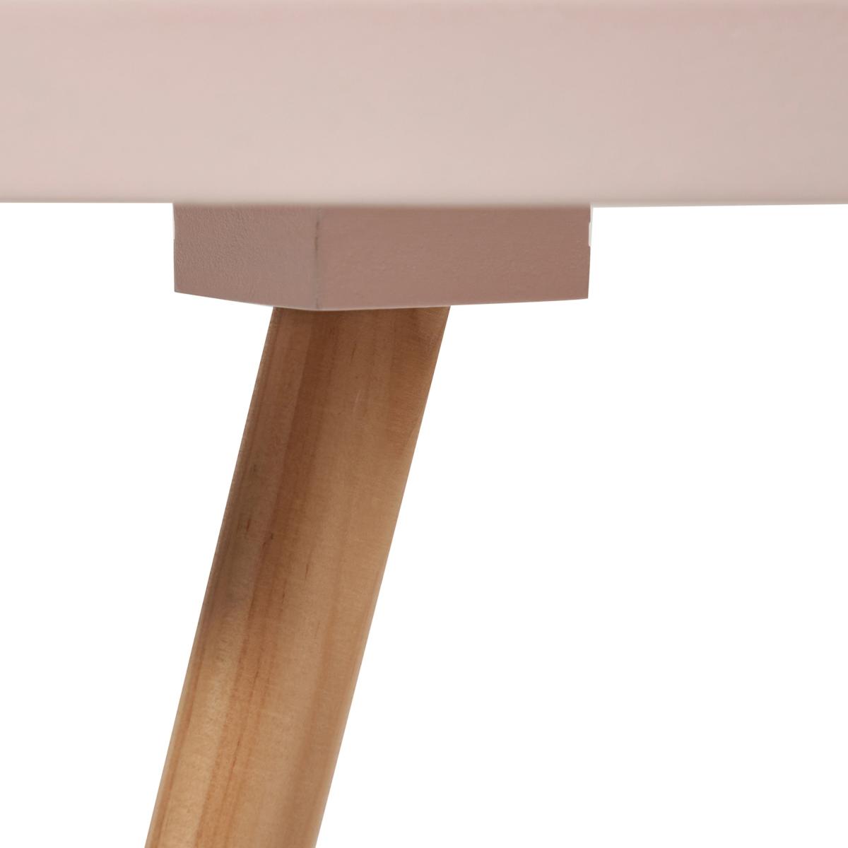 Clarice Teardrop Side Table Blush – image 6