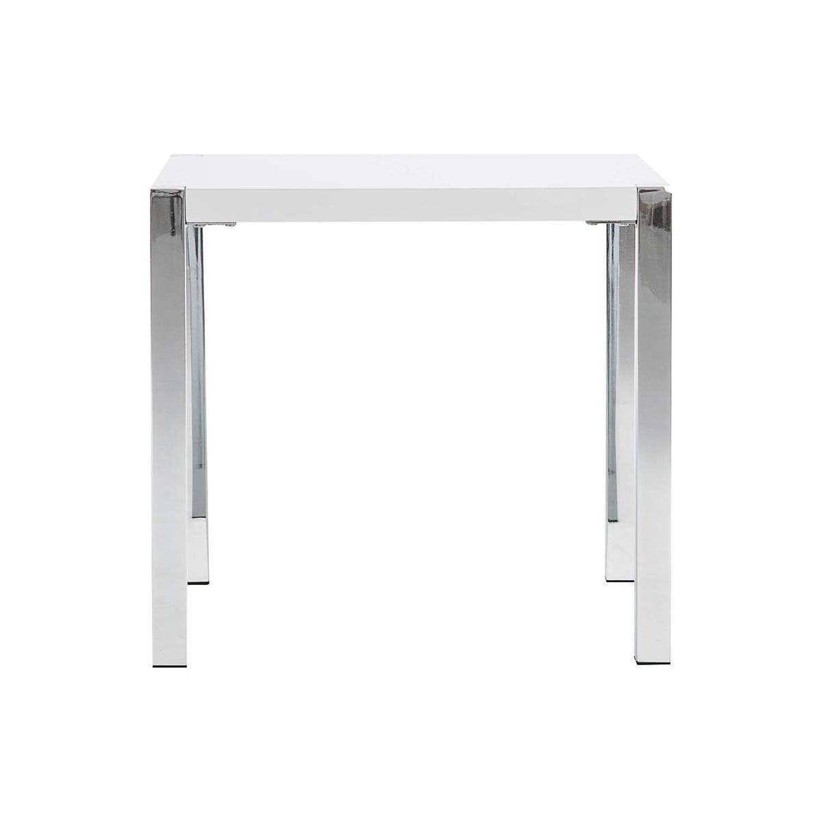 Novello White End Table White – image 2