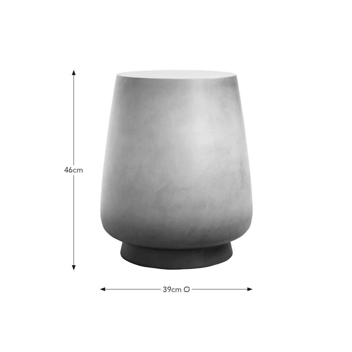 Dixy Ombre Side Table Grey – image 6