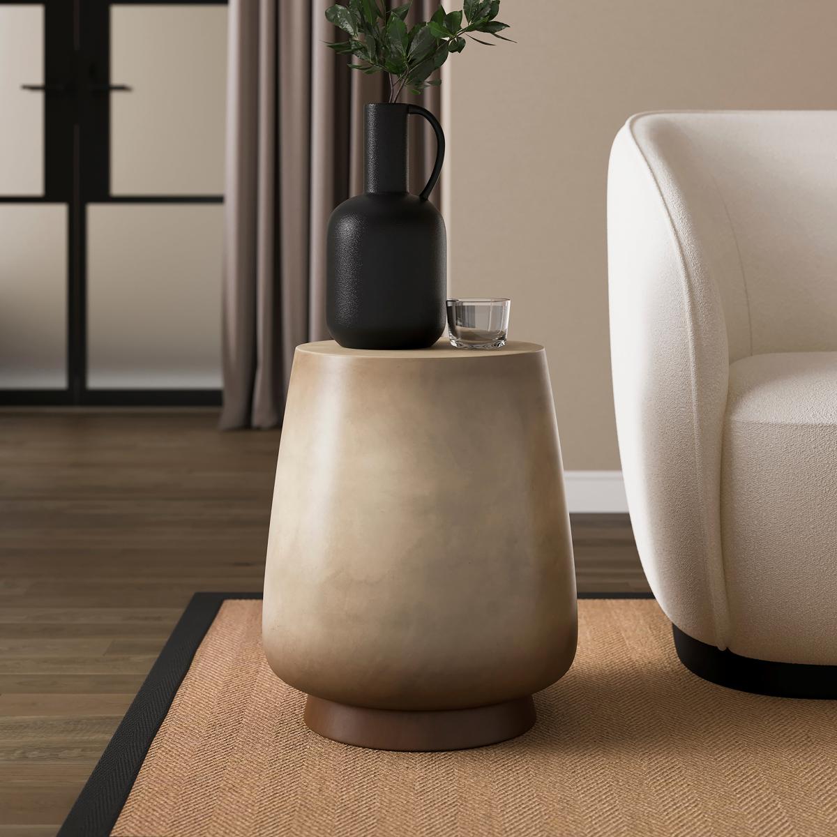 Dixy Ombre Side Table Grey – image 1
