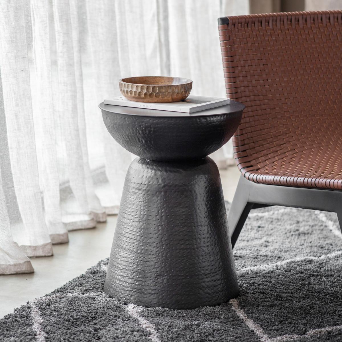 Sandy Side Table Black Black – image 2