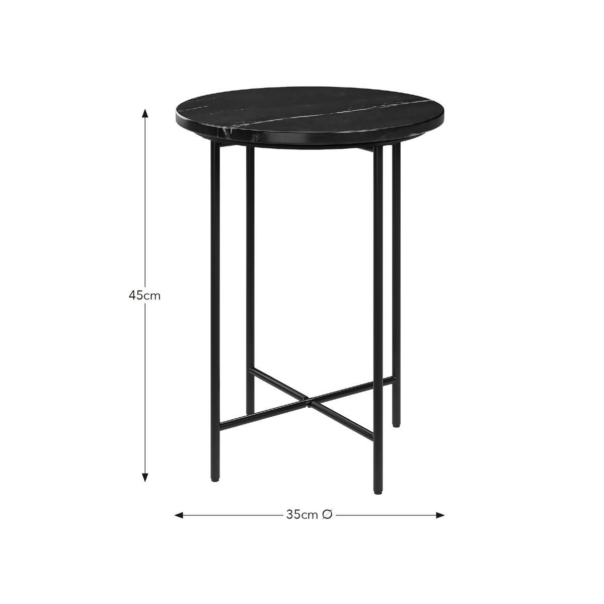 Cinzia Side Table Black – image 7