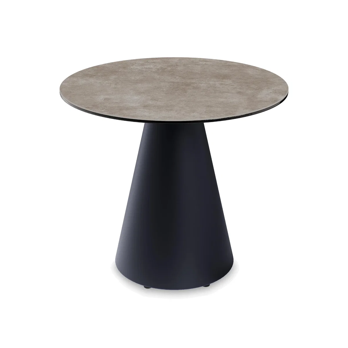 Akante - Amorim Round Lamp Table with Black Base – image 1
