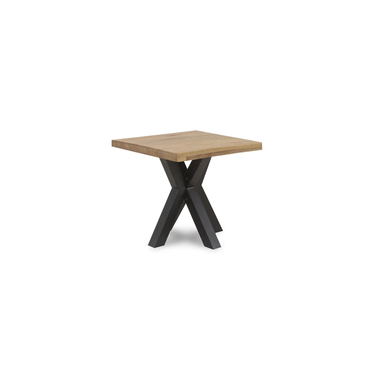 Bodahl - Terra Straight Edge Lamp Table with Metal Star Base - Natura Bianca – image 5