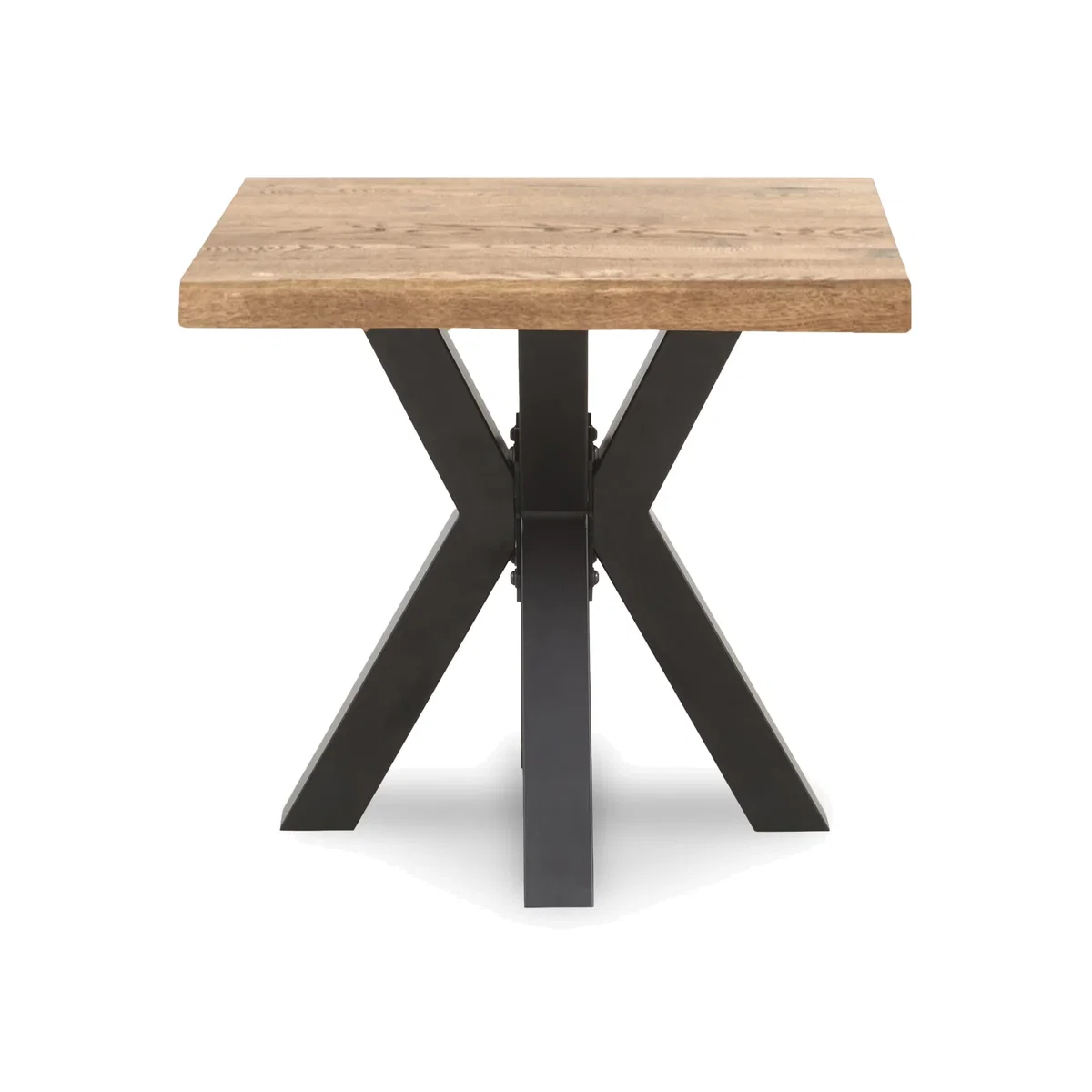 Bodahl - Terra Straight Edge Lamp Table with Metal Star Base - Natura Bianca – image 1