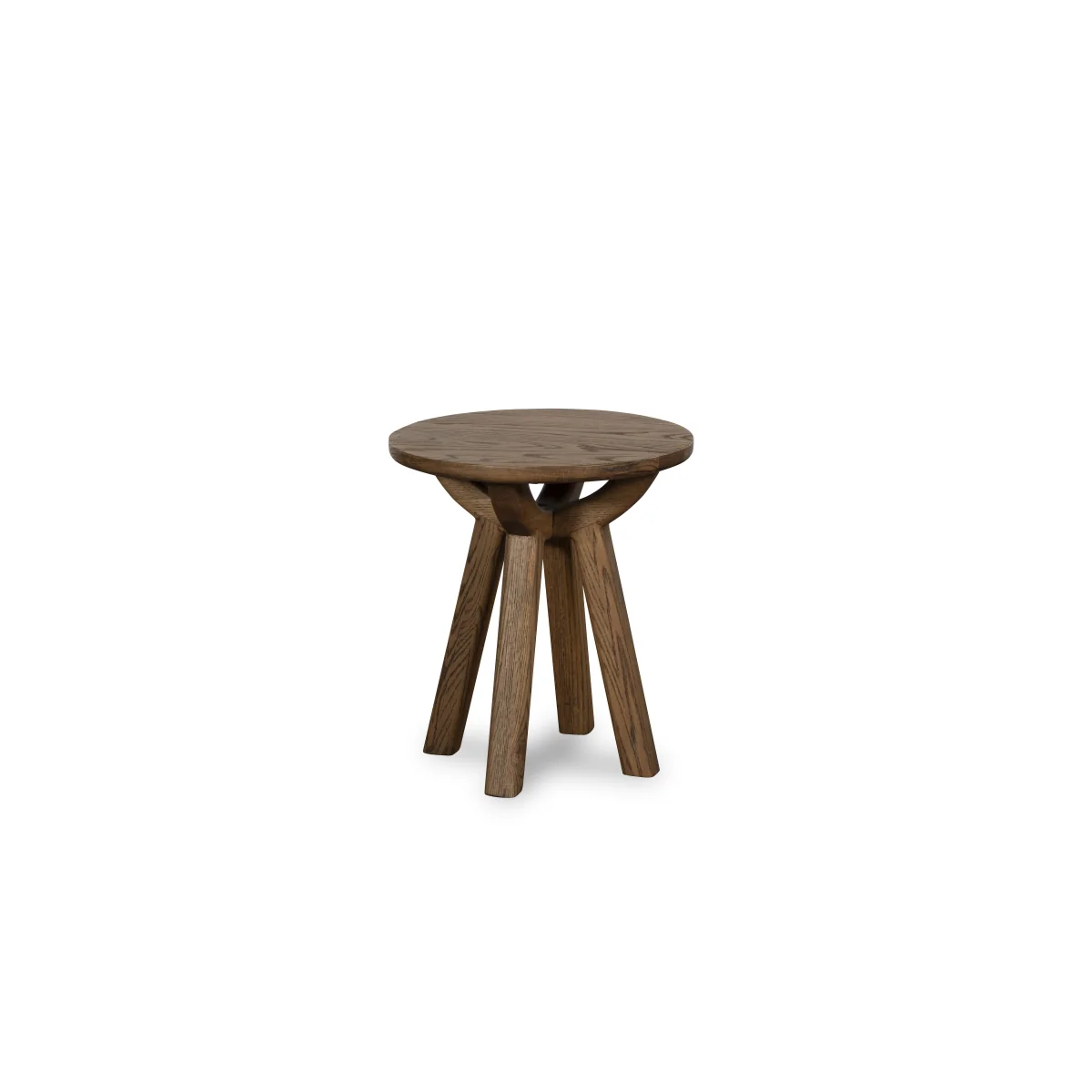 Pien Round Oak Lamp Table - Living Room Furniture - In Time for Christmas – image 4