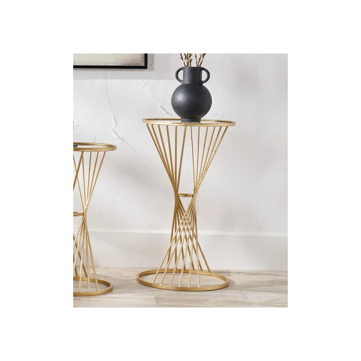 Vertu Large Round Side Table - Living Room Furniture - In Time for Christmas – image 2