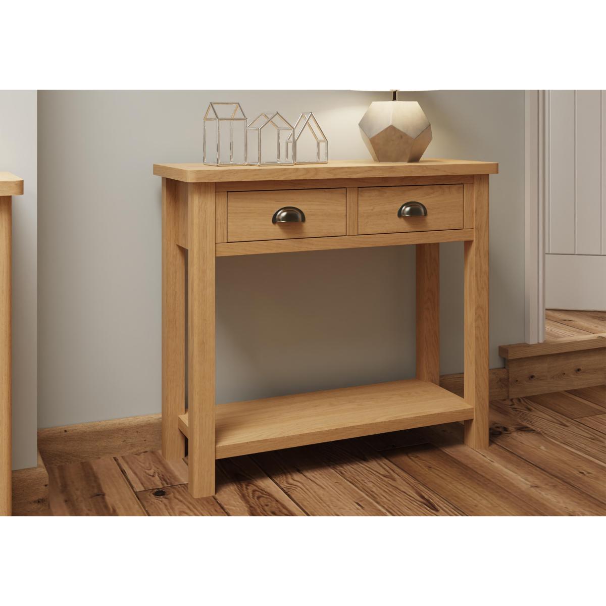 Carson Oak Console Table – image 2