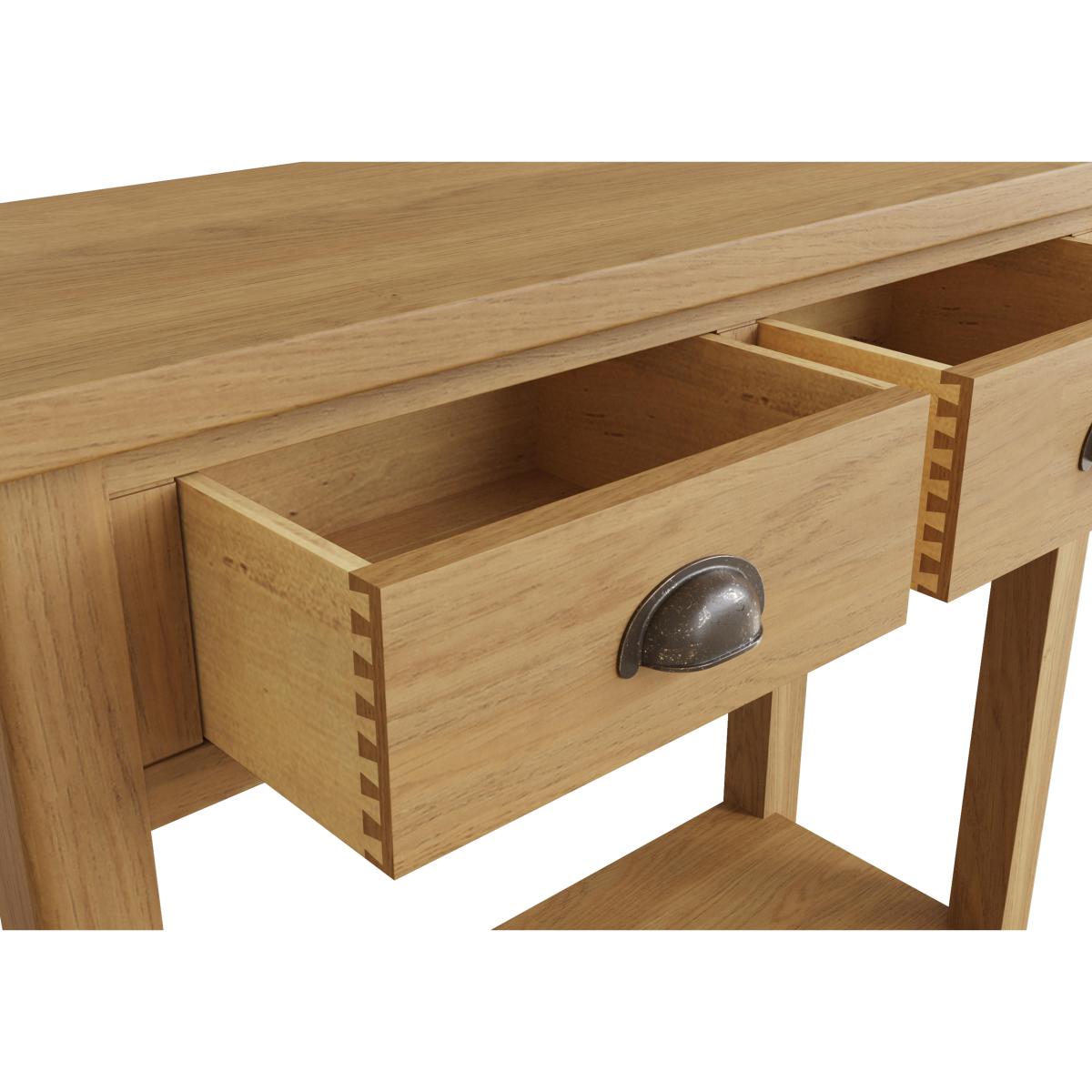 Carson Oak Console Table – image 5