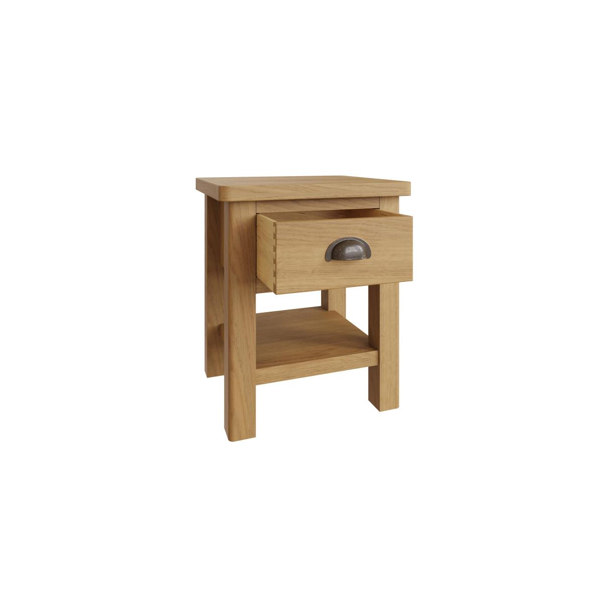 Carson Oak Lamp Table – image 5