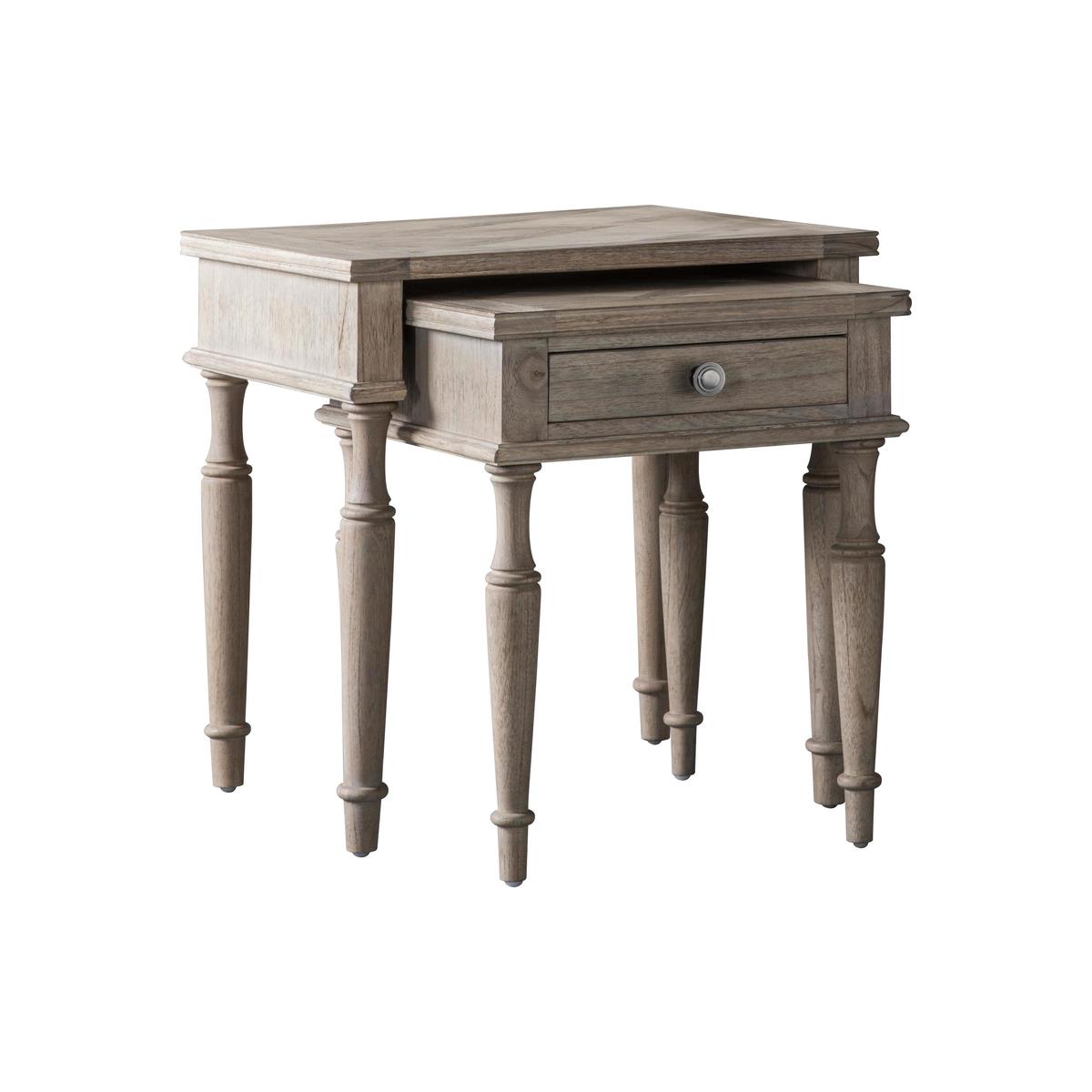 Riviera Nest of Tables - Brown - By Furniture Village – image 1