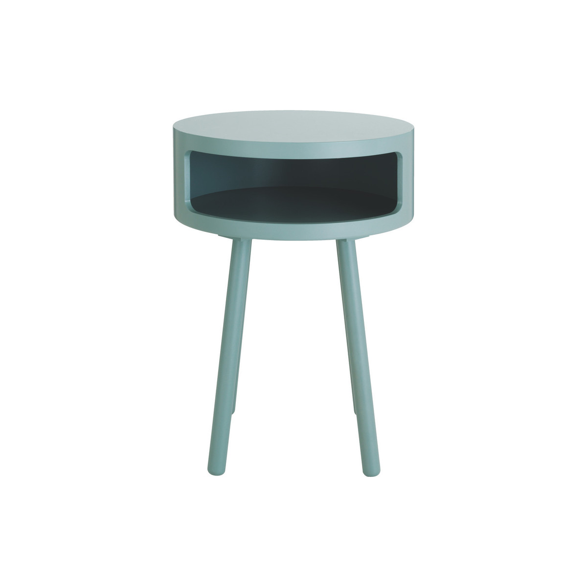 Bumble Sage Green Side Table With Storage Shelf, Green Green – image 2