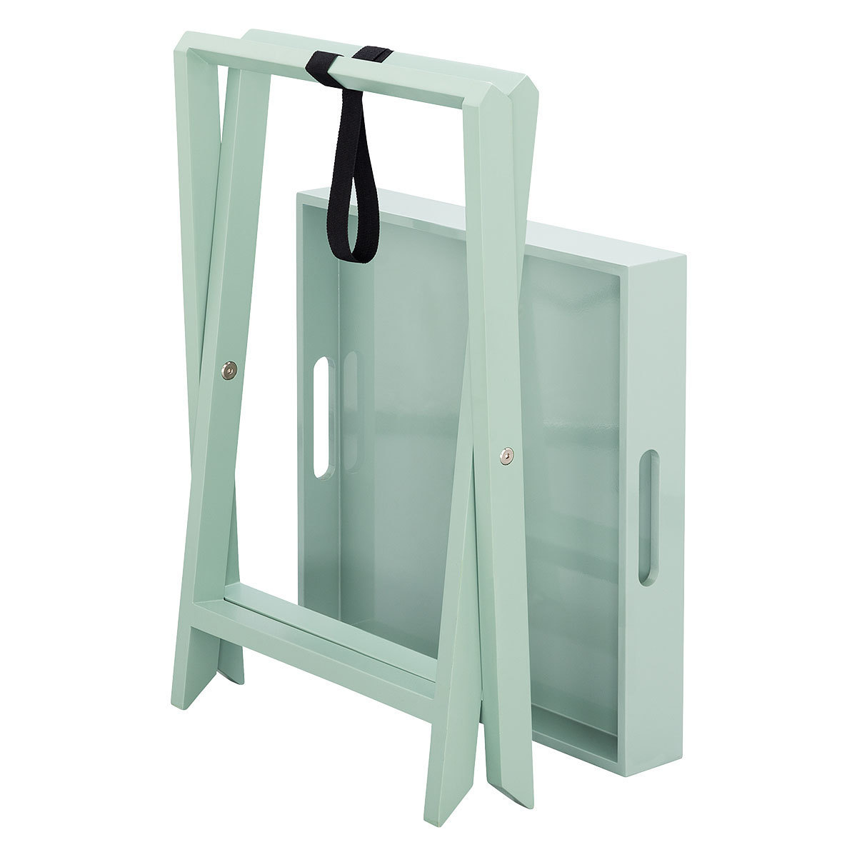 Oken Sage Green Folding Side Table, Green Green – image 3