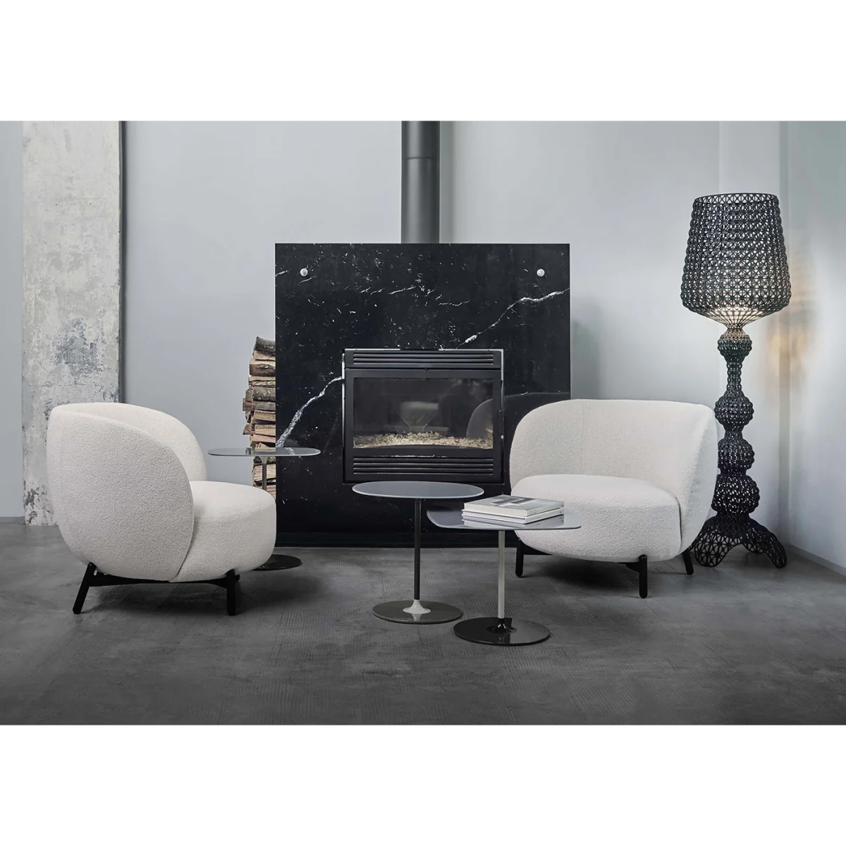 Heal's Thierry Side Table Medium Burgundy – image 5