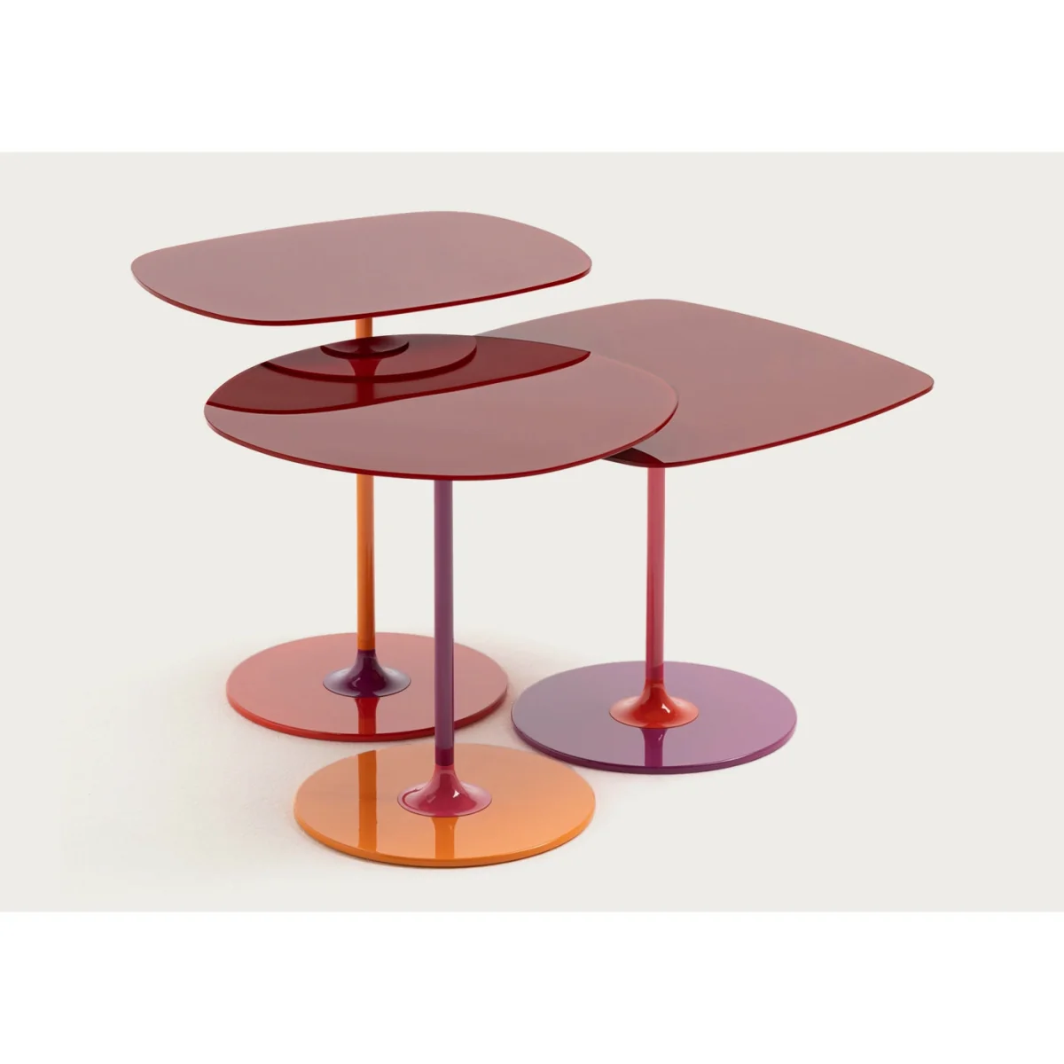 Heal's Thierry Side Table Medium Burgundy – image 7