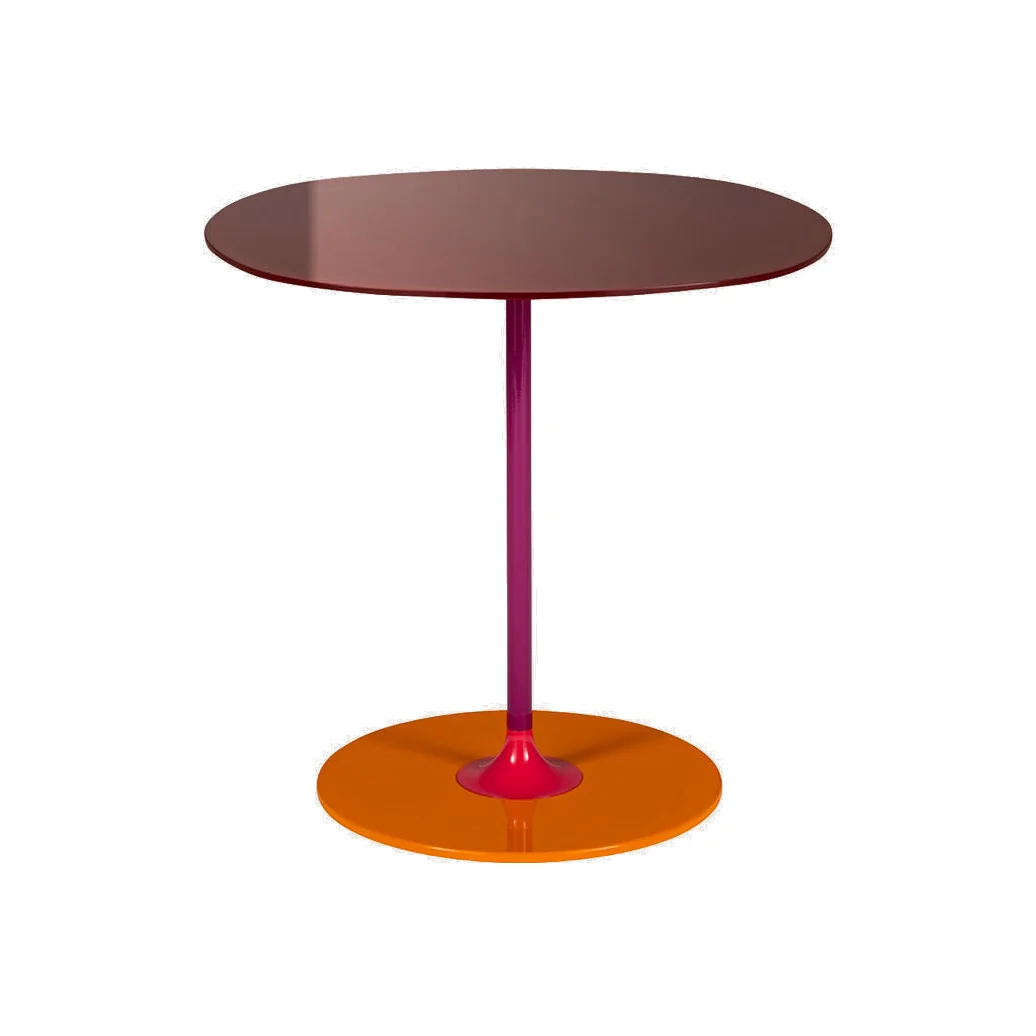 Heal's Thierry Side Table Medium Burgundy – image 1